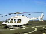ハワイ島遊覧飛行ツアー ヘリコプター ベル407 外観 (Hawaii Air Tour Helicopter Bell407 Exterior)