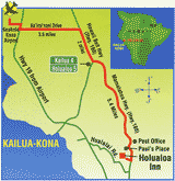 ホルアロア・イン(HOLUALOA INN)への地図